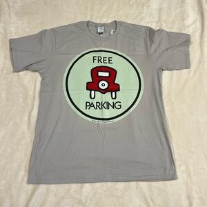 Monopoly gray Free Space large short sleeve t-shirt NWT